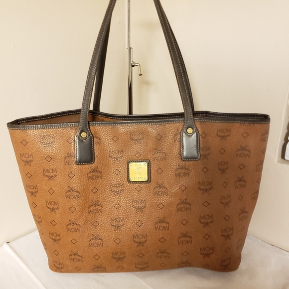MCM Handbags - MCM authentic leather brown tote